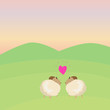 loving sheeps