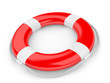 symbol life buoy on a white background