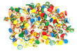 des punaises à têtes de couleurs