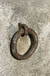 rusty ring at an old wall
