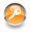 Key glossy icon