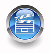 Illustration: Ciak glossy icon Ciak glossy icon