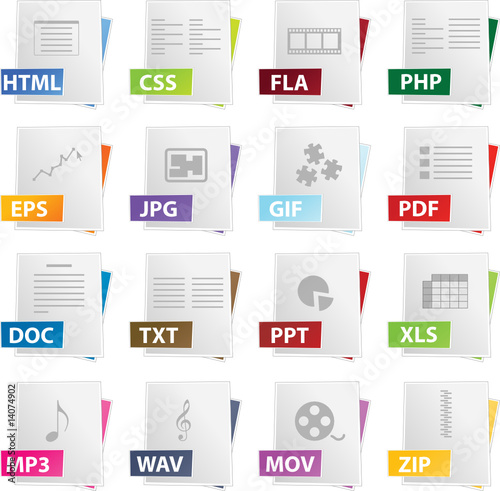 Vektor: File Icon Set File Icon Set