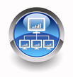 Network glossy icon Network glossy icon