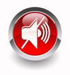 Mute glossy icon Mute glossy icon
