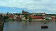 Zoom panorama of the Old Town in Prague