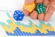 Hand Rolling Dice onto Graph