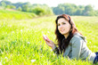 girl listening to music