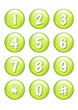 Illustration: Numbers buttons Numbers buttons