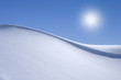 Schneewehe, Oetztal, Sonne