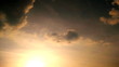 Zeitraffer Sonnenuntergang mit Zeppelin Zeitraffer Sonnenuntergang mit Zeppelin