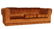 Tan Couch isolated with clipping path