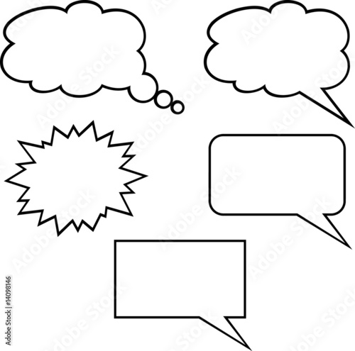 Vector: Callout Shapes (Speech Bubbles) Callout Shapes (Speech Bubbles)