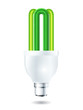 green light bulb
