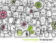 Illustration: c'est le printemps ! c'est le printemps !