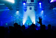 People relaxing at the concert