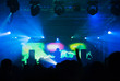People relaxing at the concert