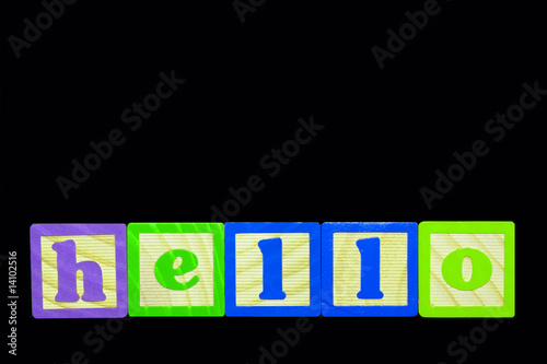 Photo: hello blocks hello blocks