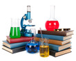 Books and flasks Books and flasks
