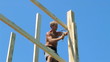 Construction Worker Hammering