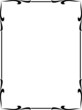 Vector decorative frame