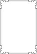 Vector decorative frame