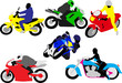 motorcycle riders vector motorcycle riders vector