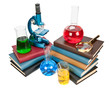 Books and flasks Books and flasks
