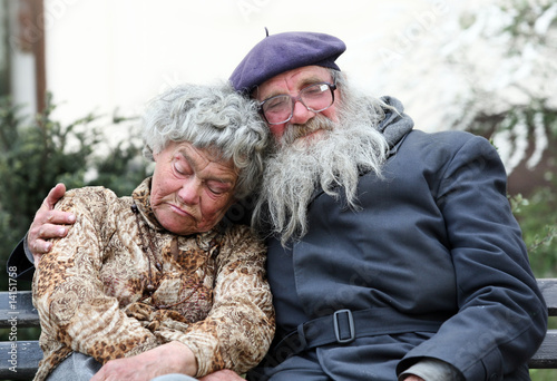 Photo: Homeless couple Homeless couple