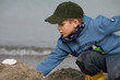 Spielen am Strand