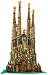 Vector: sagrada familia sagrada familia