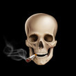 cigarette skull