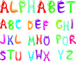 Funny alphabet for kids