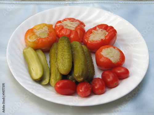 Photo: pickles, assorted pickles, assorted