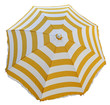 parasol jaune et blanc détouré parasol jaune et blanc détouré