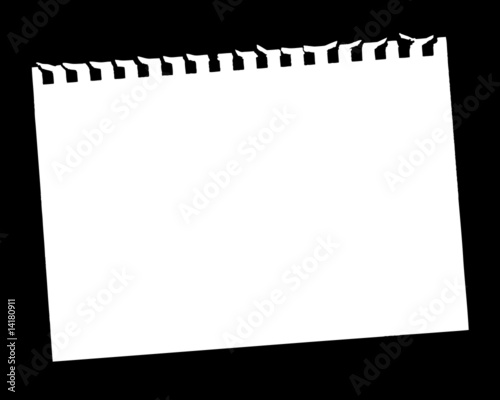 blank page with border. Vector Blank Page