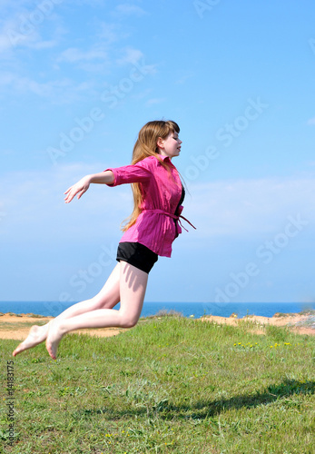 Photo: Girlfriend of Peter Pan -she wants fly and she almost can do it Girlfriend of Peter Pan -she wants fly and she almost can do it