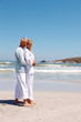 Happy mature couple enjoying their summer vacation