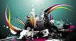 urban vector composition