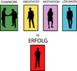 Vector: business erfolg business erfolg