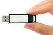 Flash drive in hand Flash drive in hand