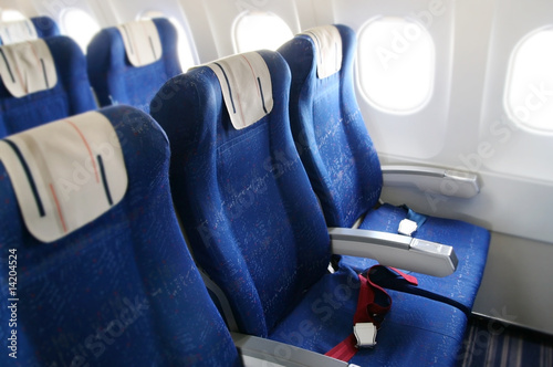 Photo: Airplane interior Airplane interior