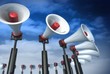 megaphones