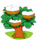 Nest Egg vector cartoon