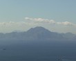 Atlas mountains in Africa with straights of Gibraltar Atlas mountains in Africa with straights of Gibraltar