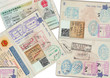 Nombreux visas sur des passeports