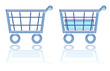 Illustration: Shopping basket, cart button Shopping basket, cart button