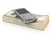 phone with money phone with money