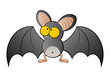 fledermaus cartoon lustig maskottchen fledermaus cartoon lustig maskottchen