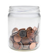 Photo: jar of US coins jar of US coins